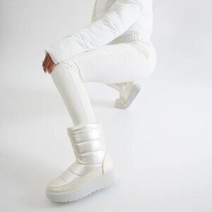 Metallic Snow Boots